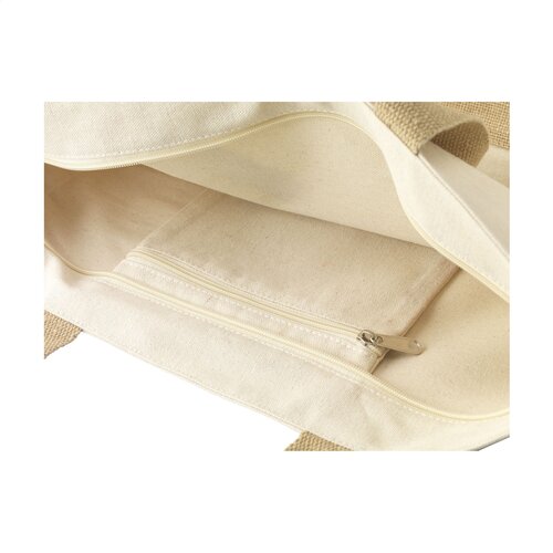 Cancun Beachbag Organic Cotton strandtas bedrukken met logo DeBle