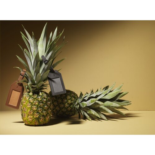 Vegan Pineapple Leather Luggage Tag Vegan Pineapple Leather Luggage Tag