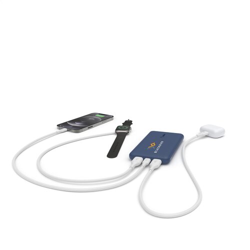 DéBlé Belkin BoostCharge powerbank 262495 10.000 mAh met twee USB-A-poorten en één USB-C-poort