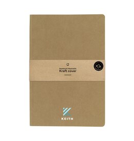 Washable Kraft A5 GRS notitieboek 263265 bedrukt met logo