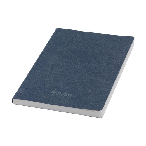 Washable Kraft A5 GRS notitieboek 263265 bedrukt met logo