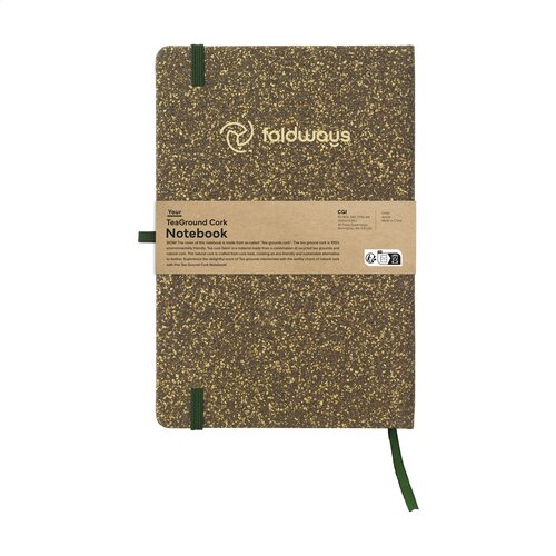 TeaGround Cork A5 notitieboek 263852 bedrukt met logo