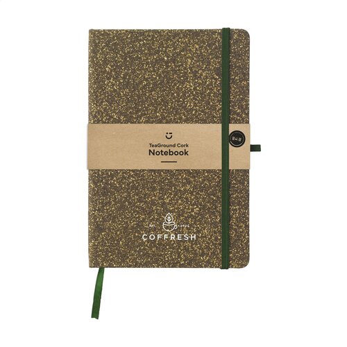TeaGround Cork A5 notitieboek 263852 bedrukt met logo