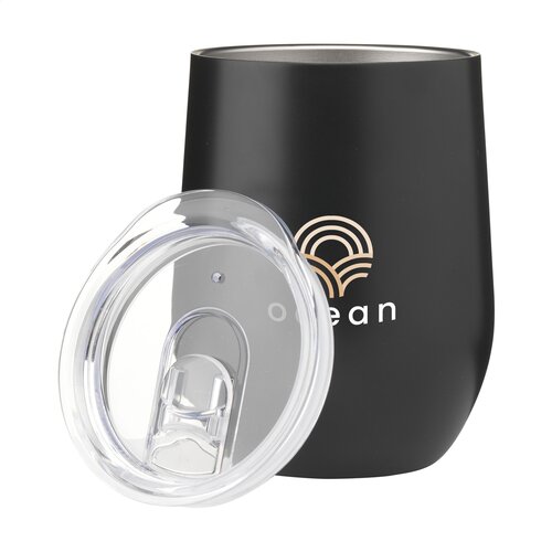 Huevo RCS thermosbeker 350 ml gerecycled RVS 261307 bedrukt met logo