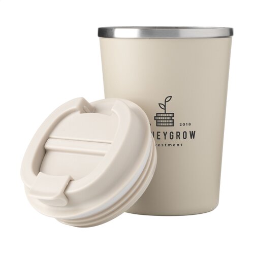 Kaffi RCS thermosbeker 300 ml gerecycled RVS 261734 bedrukt met logo