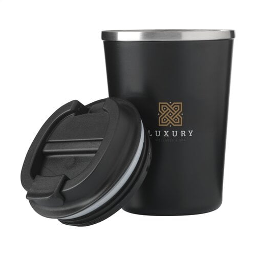 Kaffi RCS thermosbeker 300 ml gerecycled RVS 261734 bedrukt met logo