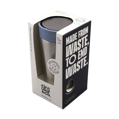 Circular&Co Recycled Stainless Steel Coffee Cup 340 ml W482 Circular&Co Recycled Stainless Steel Coffee Cup 340 ml W482