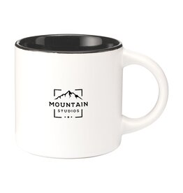 Mok 330 ml gekleurde binnenkant met logo bedrukken DeBle