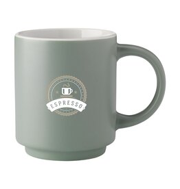 Stapelbare mok Stack 180 ml met logo bedrukken DeBle