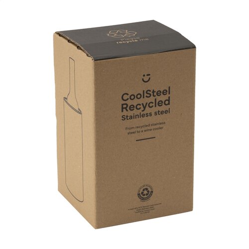 CoolSteel RCS gerecyclede RVS wijnkoeler 6881 bedrukt met logo