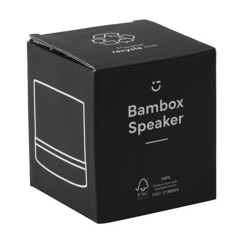Bambox bamboe Bluetooth speaker 3W 265859 graveren met logo
