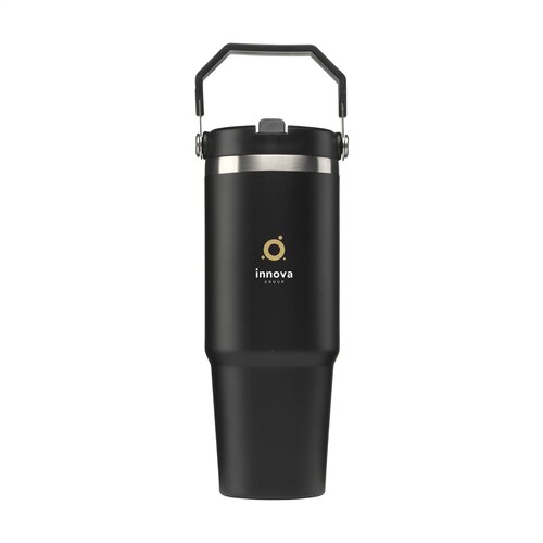 Hippo thermosbeker 900 ml gerecycled RVS 262525 bedrukt met logo