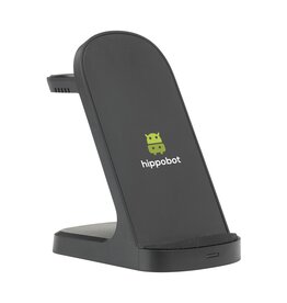 Triple-Up RCS Recycled ABS Wireless Charger Stand