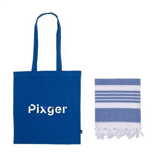 Boodschappentassen bedrukken Merch Set Summer geschenkset.