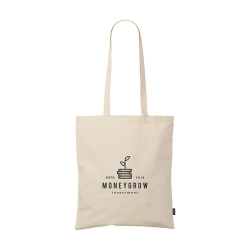 ShoppyBag GRS Recycled Cotton (180 g/m²) winkeltas bedrukken met logo
