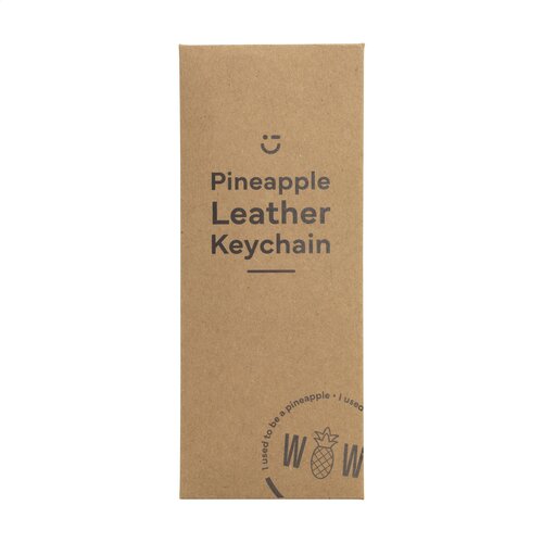 Vegan Pineapple Leather Keyring sleutelhanger 1286