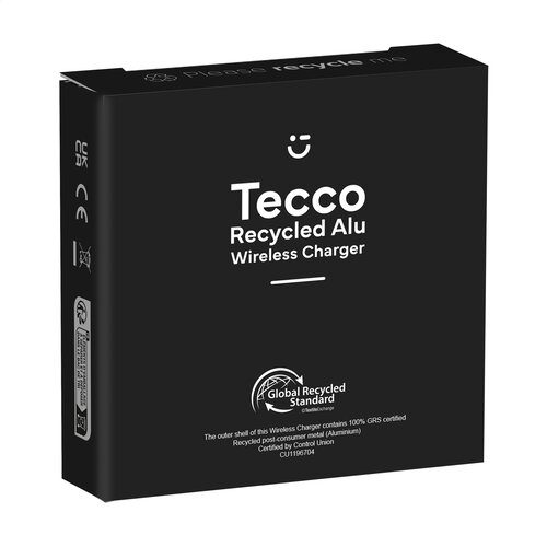 Tecco GRS Recycled Alu 15W Wireless Charger oplader 1445