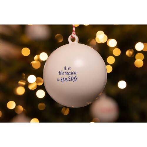 Diverse premiums Kerstbal Ø 7 cm Recycled PP - Made in Europe 2337