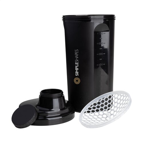 ShakePro shaker 700 ml (261712) met maatverdeling en afsluitbare drinkopening