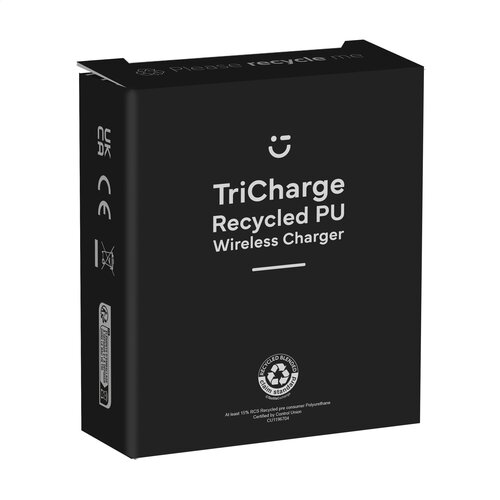 TriCharge Recycled PU Wireless Charger oplader 1038