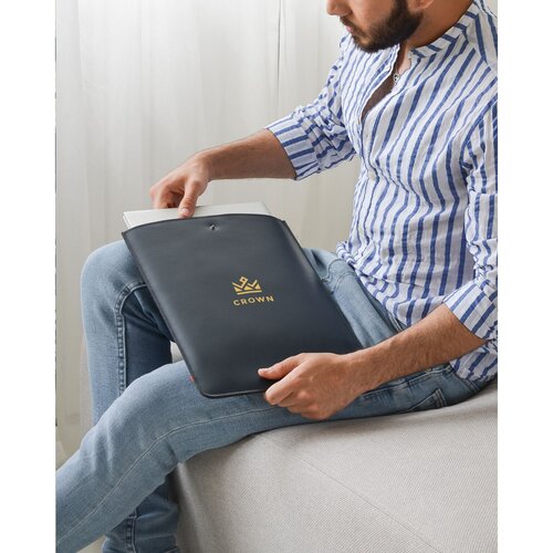 Recycled Leather Laptop Sleeve 16" bedrukken met logo