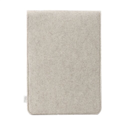 Recycled Felt & Apple Leather Laptop Sleeve Plus bedrukken met logo