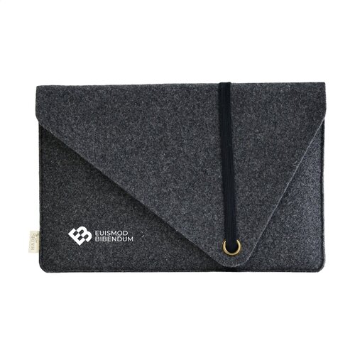 DéBlé MADE out of gerecyclede vilten laptophoes 269493 voor 15/16 inch laptop met extra opbergvak