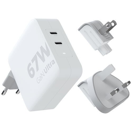 Xtorm XVC2067 GaN Ultra reislader van 67 W met USB-C PD kabel 100 W
