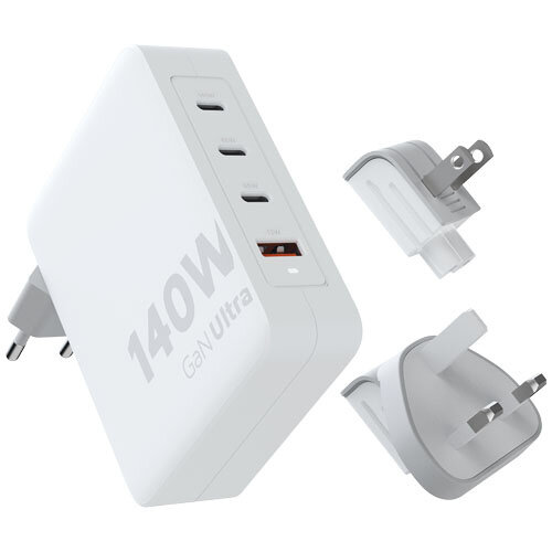 Xtorm XVC2140 GaN Ultra reislader van 140 W met USB-C PD kabel 240 W Xtorm XVC2140 GaN Ultra reislader van 140 W met USB-C PD kabel 240 W