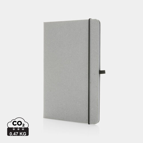 GRS Gerecycled lederen hardcover notitieboek A5 – P774.20