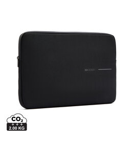 XD Design 14 inch laptophoes P706.201 – duurzame rPET laptophoes met waterafstotende afwerking, fleece voering en waterdichte rits, ideaal relatiegeschenk