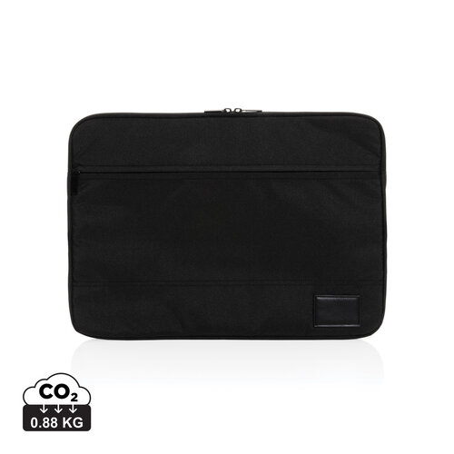 Impact AWARE 15.6 inch laptophoes P788.111 – duurzame rPET laptophoes met neopreen voering, ruim voorvak en AWARE tracer, gemaakt van 9,5 PET-flessen, ideaal relatiegeschenk