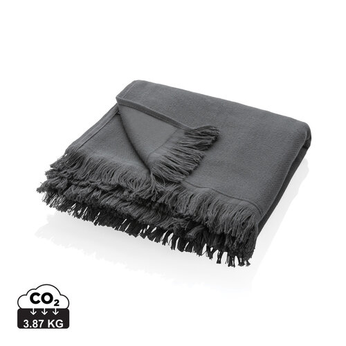 UKIYO Aware™ Keiko hammam handdoek van gerecycled katoen met AWARE™ tracer en bedrijfslogo