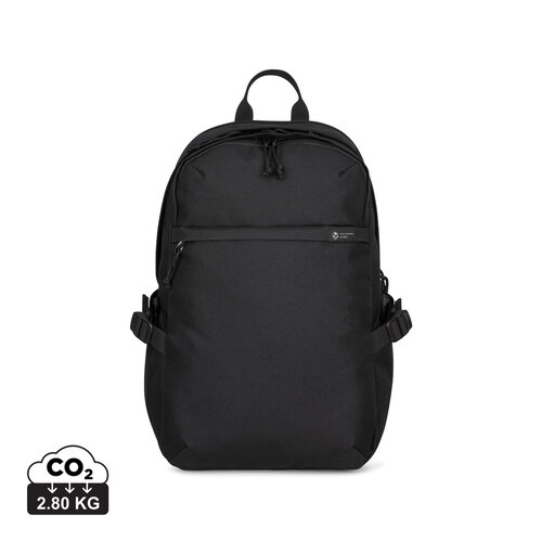 DéBlé Renew AWARE™ rPET laptoprugzak 100806 met 15 inch laptopvak en dubbele flesvakken