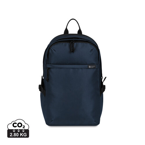 DéBlé Renew AWARE™ rPET laptoprugzak 100806 met 15 inch laptopvak en dubbele flesvakken