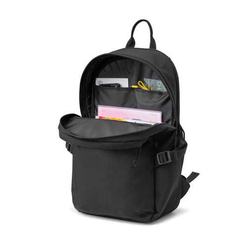 DéBlé Renew AWARE™ rPET laptoprugzak 100806 met 15 inch laptopvak en dubbele flesvakken