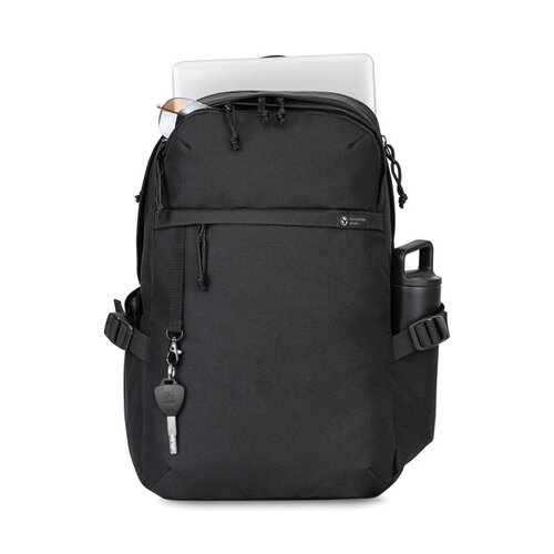 DéBlé Renew AWARE™ rPET laptoprugzak 100806 met 15 inch laptopvak en dubbele flesvakken