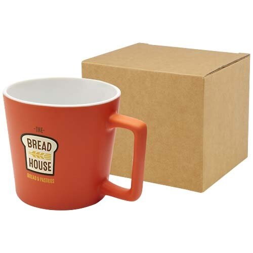 Matte mok 370 ml Cali met logo bedrukken DeBle