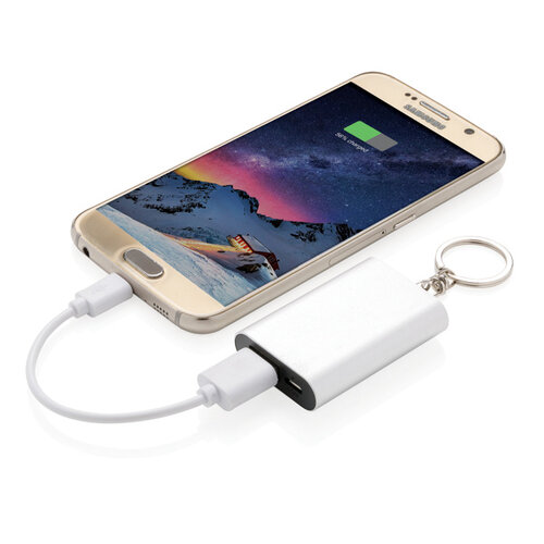 DeBle Sleutelhanger Powerbank 1.000 mAh P324.190 bedrukken met logo