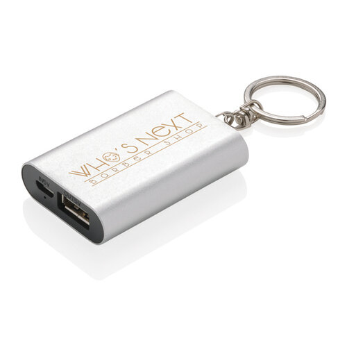 DeBle Sleutelhanger Powerbank 1.000 mAh P324.190 bedrukken met logo