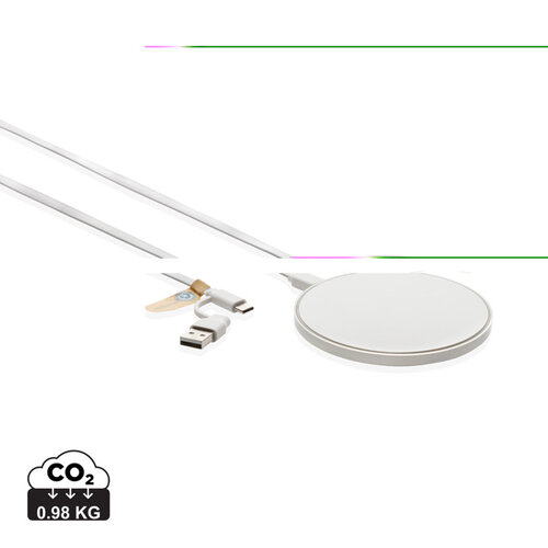 RCS standaard recycled plastic 10W draadloze lader P308.661 RCS standaard recycled plastic 10W draadloze lader P308.661