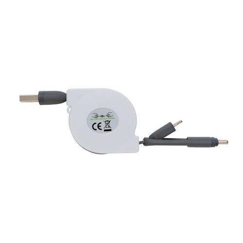 3-in-1 kabel met oprolmechanisme P302.22