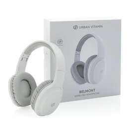DeBle Urban Vitamin Belmont draadloze hoofdtelefoon met logo P32976