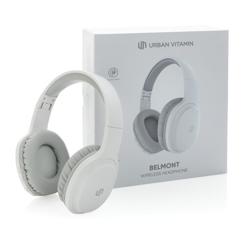 DeBle Urban Vitamin Belmont draadloze hoofdtelefoon met logo P32976