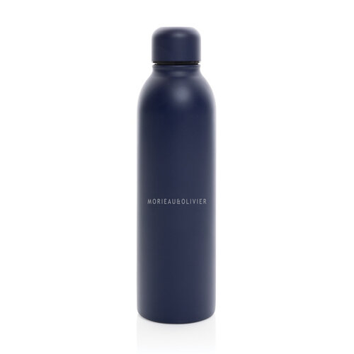 DeBle RCS gerecyclede thermosfles 500 ml P433.04 van gerecycled RVS bedrukt met logo