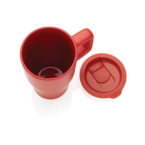Luxe mok 490 ml met deksel Quencher met logo bedrukken DeBle