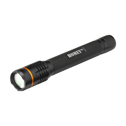 Homey’s Ida On the Road Flashlight zaklamp 2784 – krachtige 1000 lumen LED-zaklamp van aluminium met zoomfunctie, flitslicht en USB-C oplaadkabel, ideaal relatiegeschenk