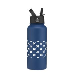 Waterflessen bedrukken Eddy RCS Recycled Steel Bottle 900 ml – Dubbelwandig RVS & Draagring