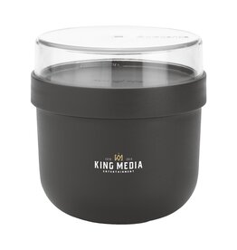 Brabantia Make & Take Yoghurtbeker - 2950, kunststof yoghurtbeker met twee compartimenten en lekvrij design