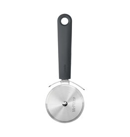 Brabantia Tasty+ Deeg-/Pizzasnijder - 2957.92, RVS pizzasnijder met ergonomische handgreep en beschermhoes